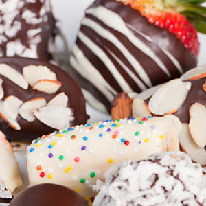 Hand-Dipped Chocolate Goodies Display