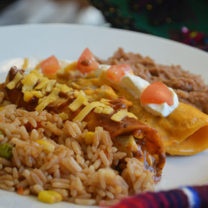 Vegetarian Hand-Rolled Enchilada Buffet