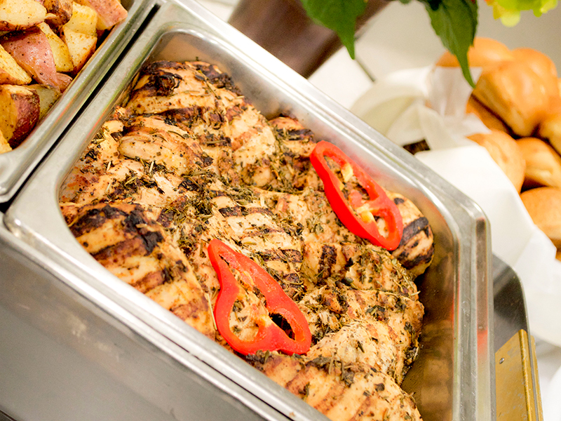 Herb Roasted Chicken Breast Buffet