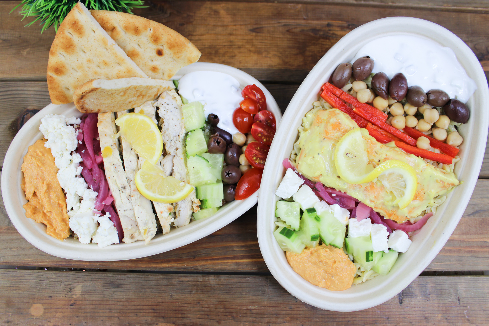 "Build Your Own" Mediterranean Bowl