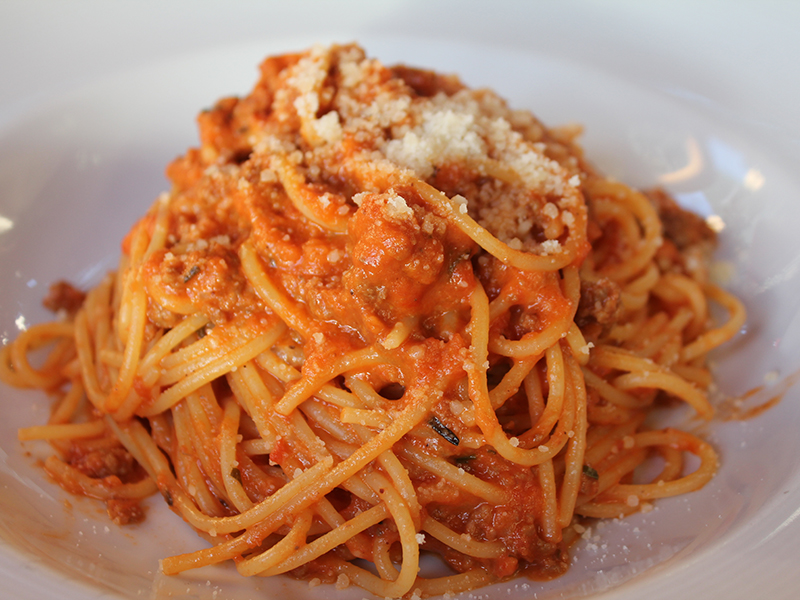Spaghetti with Meat Sauce Buffet