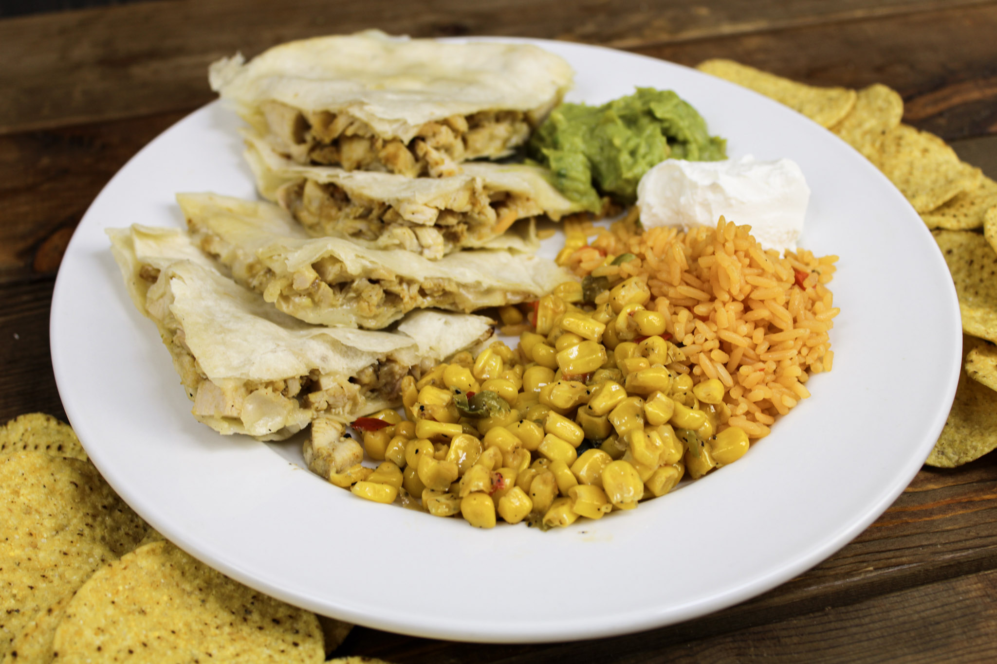 Royal Chicken or Brisket Quesadilla Buffet