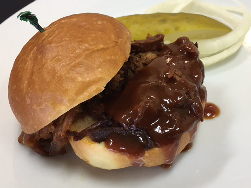 Pre-made BBQ Pulled Pork Slider