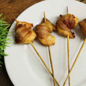 Bacon Wrapped Shrimp Skewers