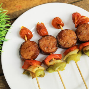 Cocktail Size Royal BBQ Sausage Kabobs