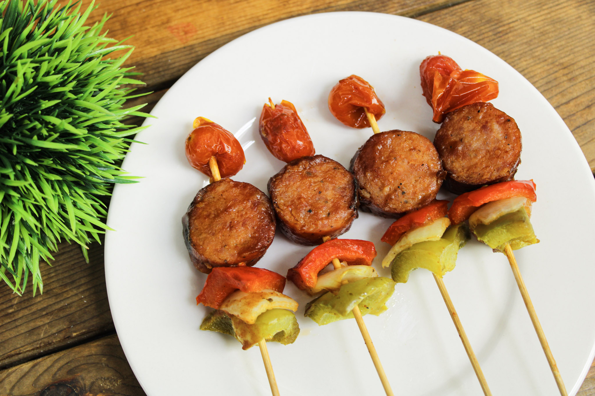 Cocktail Size Royal BBQ Sausage Kabobs