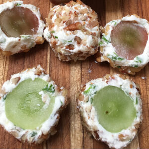 Goat Cheese and Grape Truffles