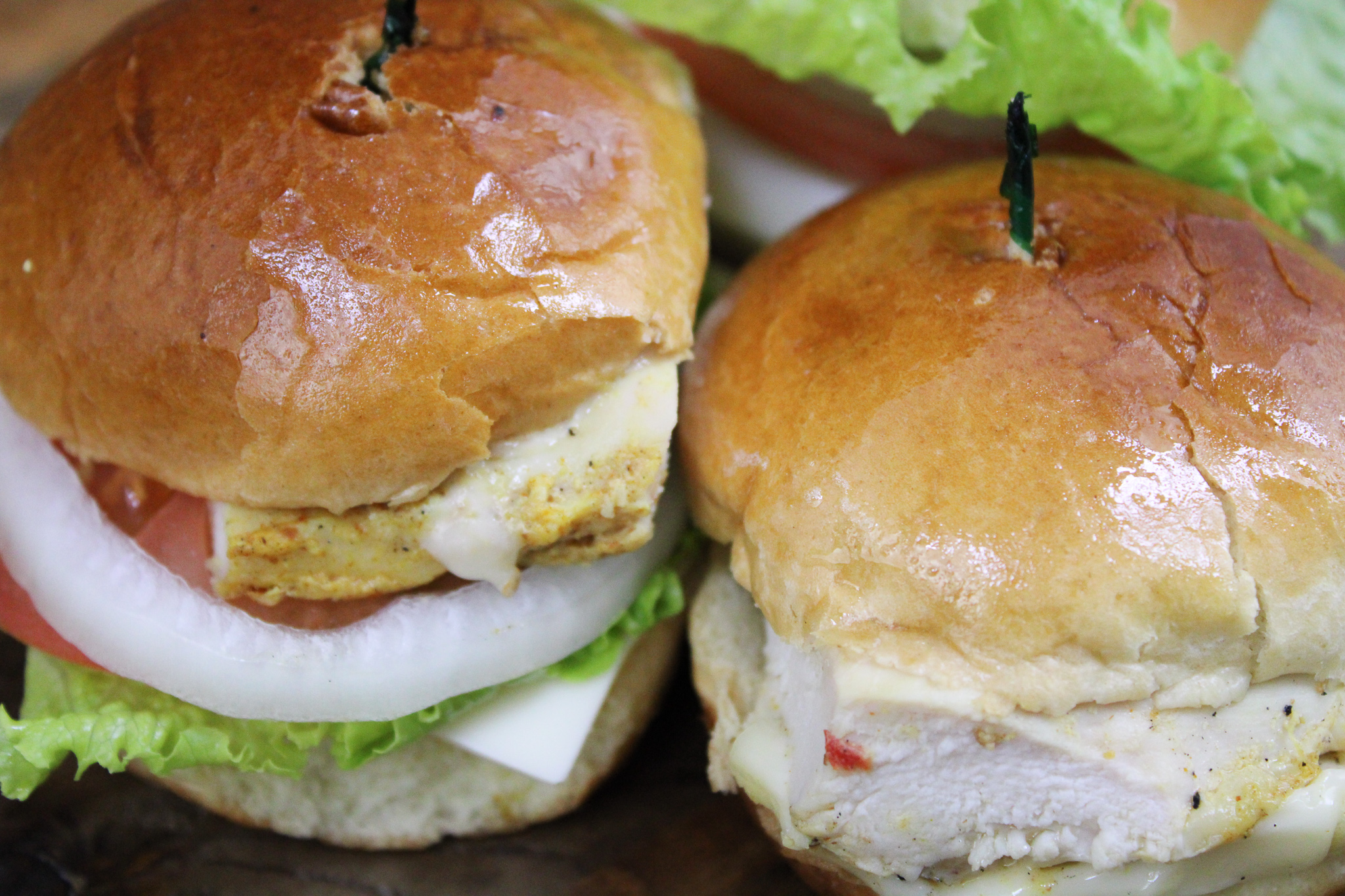 Pre-made Chicken Slider with Swiss cheese