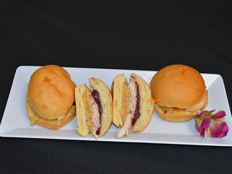 Pre-made Holiday Roast Turkey Sliders