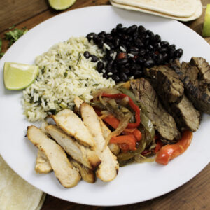 Beef and Chicken Fajita Buffet