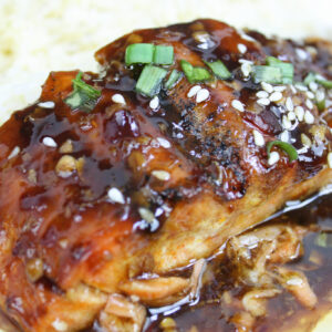 Sweet and Spicy Salmon Buffet