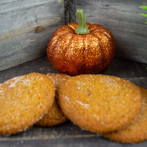 Pumpkin Snickerdoodle Cookies with Chai (vegan)