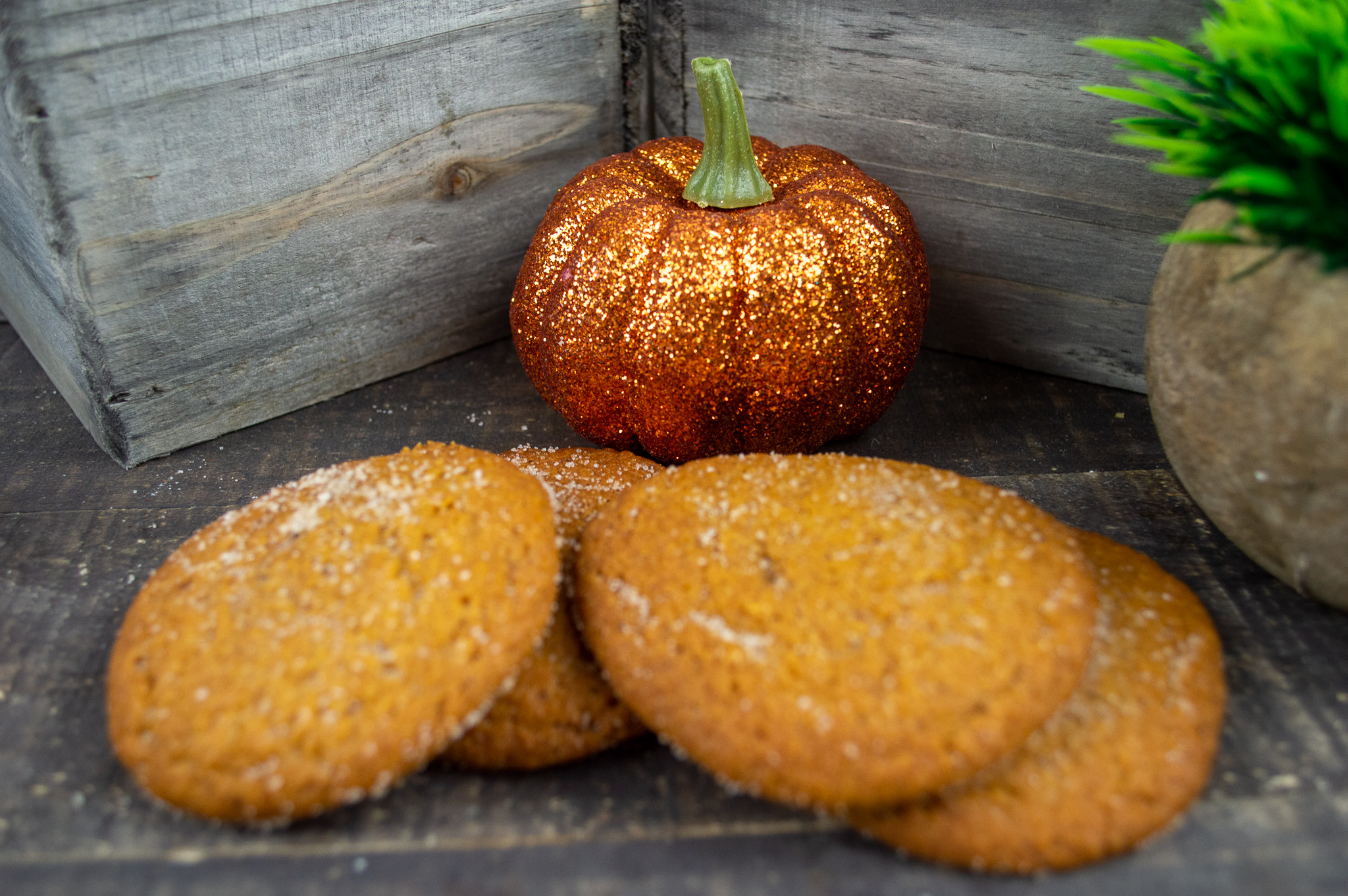 Pumpkin Snickerdoodle Cookies with Chai (vegan)