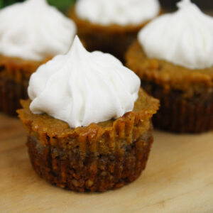 Gluten Free Mini Pumpkin Pies
