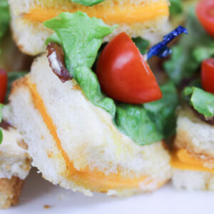 Mini BLT Grilled Cheese Bites