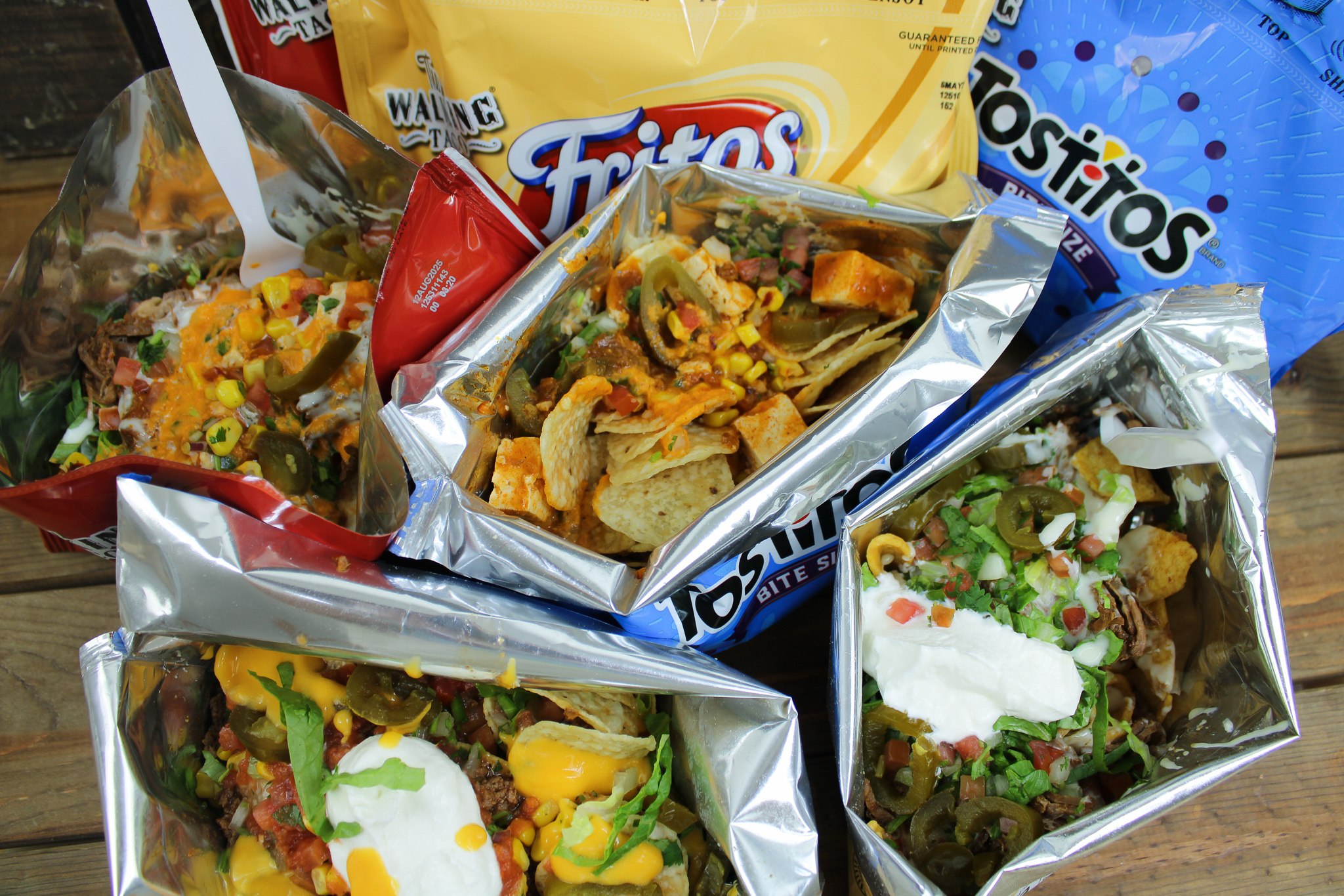 "Build Your Own" Walking Nachos